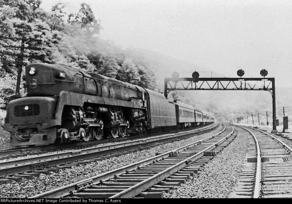 PRR Eastbound Troop Train, 1949